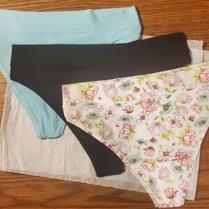 Secret Treasures Women’s Favorite Super-Stretch High Cut Thong, 3-Pack